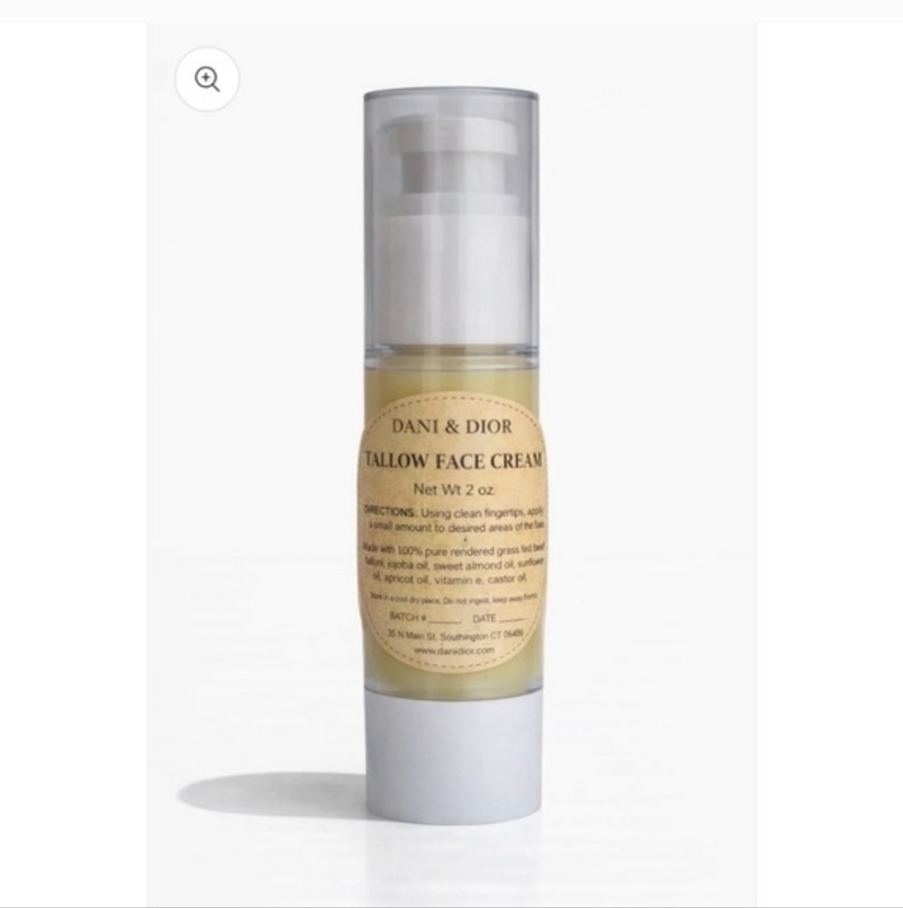 Dani & Dior Non Scented Beef Tallow Face Cream (quantity 1)